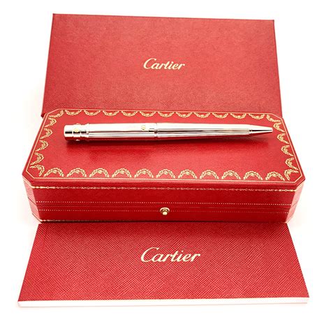 cartier godrons decor ballpoint pen replica|cartier ballpoint pen.